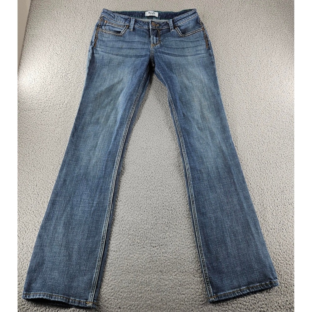 Wrangler Retro Low Rise Boot Cut Jeans Womens 9 Blue‎ Denim Western